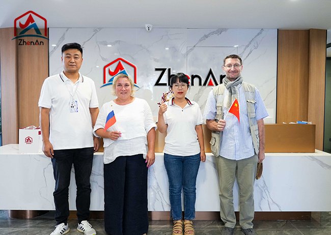 Customers from Zhenan Metallurgy visited us