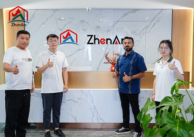 Customers from Zhenan Metallurgy visited us