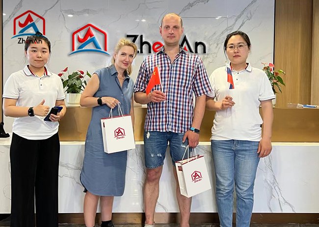 Customers from Zhenan Metallurgy visited us
