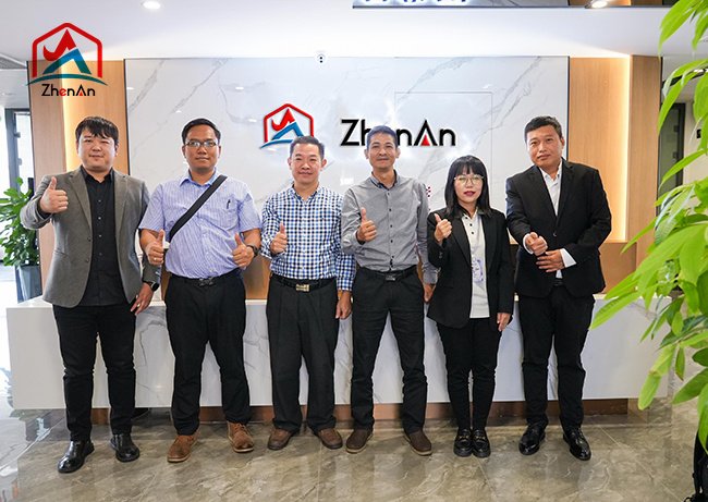 Customers from Zhenan Metallurgy visited us