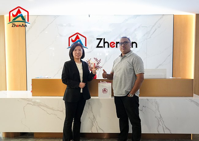 Customers from Zhenan Metallurgy visited us