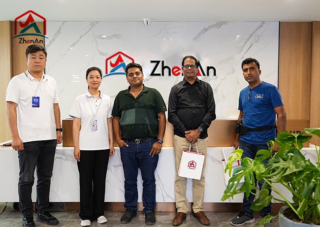 Customers from Zhenan Metallurgy visited us