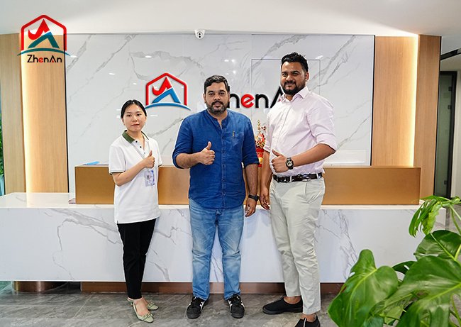 Customers from Zhenan Metallurgy visited us