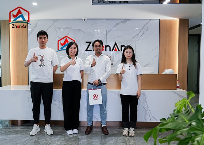 Customers from Zhenan Metallurgy visited us
