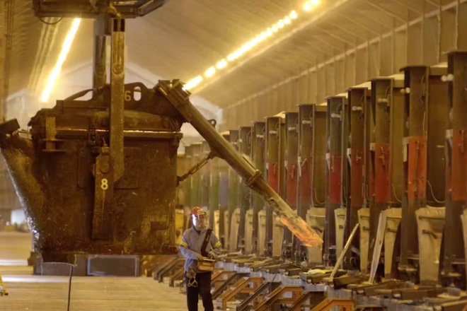 Aluminum smelting