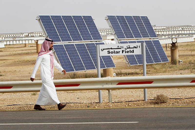 Saudi Arabian solar power station